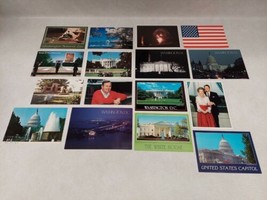 Washington DC Postcard Collection 15 Cards &amp; George Bush Sr. Photo Vintage  - £19.57 GBP