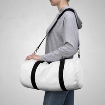 Smile Ringo Starr Black and White Duffel Bag Canvas Travel Gym Music - £54.07 GBP+