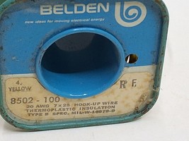 10&#39; foot Belden yellow hook up wire 8502 20 AWG 7x28 - £7.88 GBP
