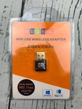 600Mbps Wireless USB WiFi Adapter for PC AC600M Dongle Dual Band 2.4GHz 5Ghz - £12.90 GBP