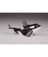 Whale Faberge trinket box hand made by Keren Kopal w/ Austrian crystal - £81.20 GBP