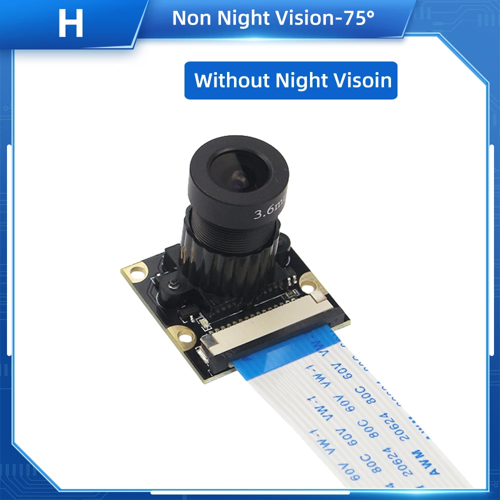 H 75 - Raspberry Pi 4 5MP Night Vision Camera 1080P IR-CUT - $10.58