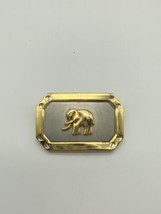 VTG La Marquesita Elephant Gold Tone Belt Buckle - $49.99