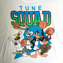 Space Jam Shirt Adult Large Looney Toons Taz Bugs Retro Graphic Tee Impe... - $11.64