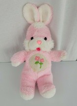 Dayton Hudson Target Stuffed Plush Easter Bunny Rabbit Pink Flower Tummy Heart - £63.28 GBP