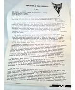 Doctor &amp; The Medics &quot;Burning Love&quot; Video Promo 8x10 Press Kit IRS Record... - $27.15 CAD
