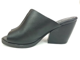Kork Ease Greer Wedge Sandals Womens 9 M Black Leather Platform Slide Cl... - $49.95