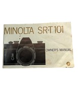 Vintage Minolta SR-T 101 Owners Manual Instruction Booklet - £6.75 GBP