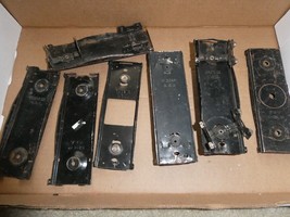 Lot of 7 Vintage O Scale Metal USA Marked Freight Car Frame 6.5&quot; Long - $32.67