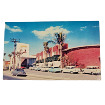 Miami Florida The Dunes Resort Postcard Classic Cars Unposted Vintage Street - £4.63 GBP