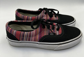 Vans Skate Shoes Men&#39;s Size 5 Sneakers Black Canvas - £10.80 GBP