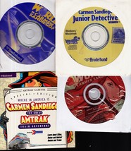 Where In The World Is Carmen Sandiego? 4 Different Cd Computer Programs - £5.27 GBP