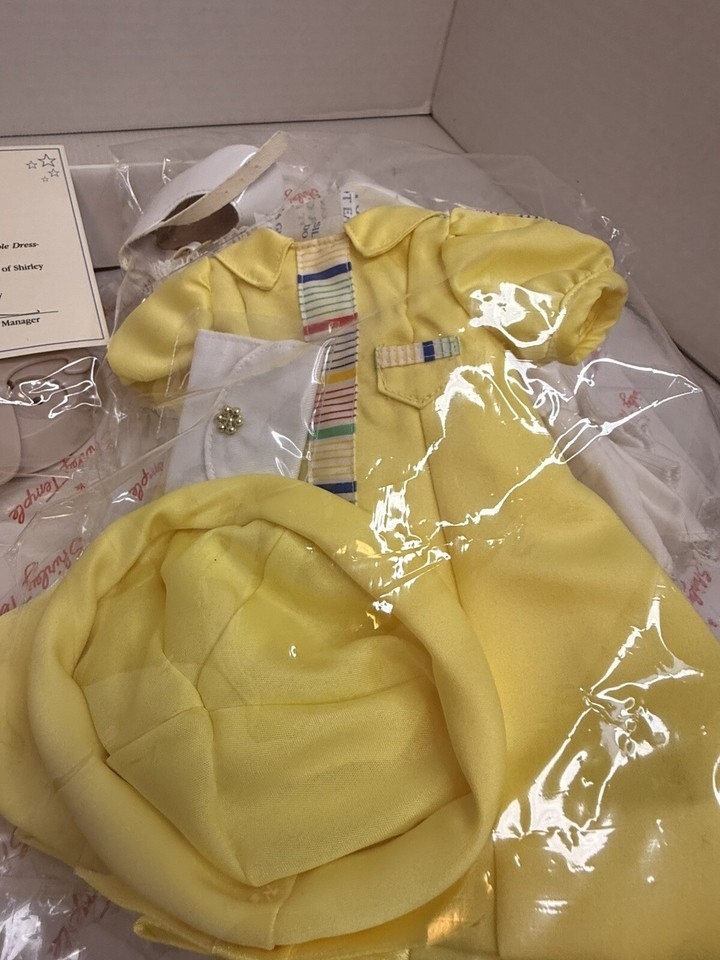 Shirley Temple Dress-Up Doll Outfit “Stowaway Yellow Summer" NIB Fit's 16" Doll Item image 3