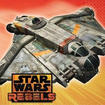 Star Wars Rebels Dessert Beverage Napkins 16 Per Package Birthday Supplies NEW - $3.75
