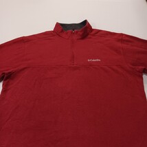 Columbia AM6771 Men’s Red 1/2 Zip Hart Mountain ll Pullover Sweatshirt Size 2XL image 15