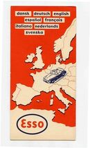 ESSO At the Service Station Translation Brochure 9 Languages 1959  - $27.72