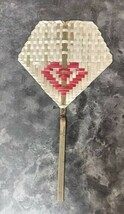 Bamboo Cooling Hand fan Mosquito Repel Thai Wedding Gift Wall Art Decor - €16,95 EUR