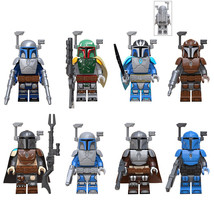 Jango Fett Boba Fett Paz Vizla The Mandalorian Star Wars 8 Minifigure Toys Gift - £11.03 GBP