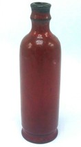 Vtg 1960s Ceramano West Germany Red Glaze Ceramic Bottle 101 - £32.58 GBP