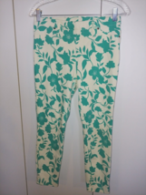 TIME &amp; TRU LADIES CROPPED STRETCH COTTON/POLY/SPAND. FLORAL LEGGINGS-S(4... - $143.95 MXN