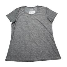 32 Degrees Cool Shirt Womens XL Gray  Short Sleeve Athletic Scoop Neck Tee - £18.29 GBP