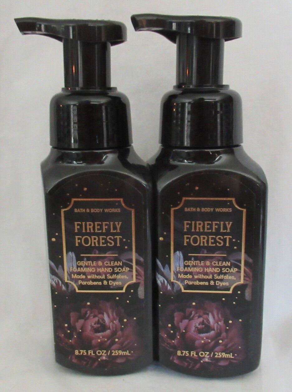 Bath & Body Works Gentle & Clean Foaming Hand Soap Set Lot of 2 FIREFLY FOREST - £19.00 GBP