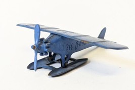 Vintage 1930&#39;s TOOTSIETOY Blue UX214 Aero Dawn Seaplane Airplane Diecast, NICE! - £79.93 GBP