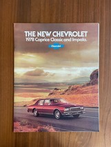 The New 1978 Chevrolet Caprice Classic &amp; Impala Car Sales Brochure Booklet - £11.79 GBP