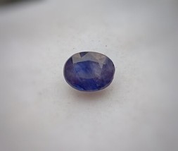 3.4Ct Natural Blue Sapphire, Genuine Natural Ceylon Sapphire 8x10mm Oval - £42.84 GBP