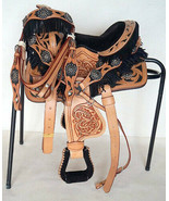 Premium Leather Western Horse Saddle With Free Tack Size 12&quot; to 17&quot; - $520.27 CAD+