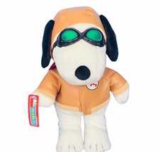 Snoopy Peanuts gang Charlie Brown Red Baron plush stuffed animal flying Ace NWT - £50.38 GBP