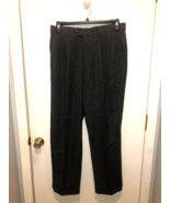NWT Savane Comfort Waist Mens 33X30 Cuffed Pleated Front Dress Pants Pol... - $22.99 CAD