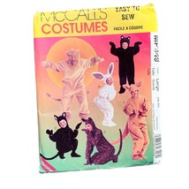 McCalls Easy to Sew Animal Costumes Pattern 9439 Large - $8.09