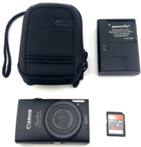 Canon Power Shot Elph 110 Hs Digital Camera 16.1MP Black Tested - £330.92 GBP