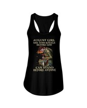 August Girl Tank Tops She Who Kneels Before God Fighter Women Happy Birt... - £15.65 GBP