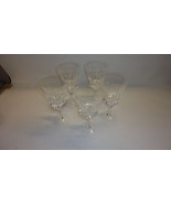 FINE CRYSTAL  WATER GOBLETS WINE GLASSES CONTEMPORARY DESIGN - £63.31 GBP