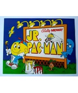 Jr Pac-Man Arcade FLYER 1983 Original Video Game UNUSED Retro Vintage Art - £26.48 GBP
