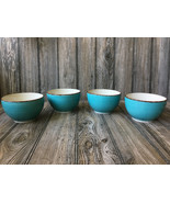 Set Of 4 Royal Norfolk Turquoise Blue Swirl Soup Cereal Bowls  5 1/2” NEW - £17.11 GBP