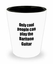 Baritone Guitar Player Shot Glass Musician Funny Gift Idea For Liquor Lover Alco - £10.26 GBP