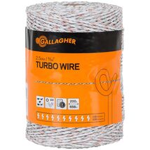 Gallagher Electric Fence Turbo Wire | 9 Mixed Metal Strands for 40x More... - $82.44 CAD