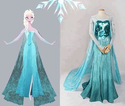 Elsa Dress, Queen Elsa Costume - £105.91 GBP