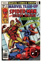 Marvel Team Up #72 VINTAGE 1978 Marvel Comics Spider-Man Iron Man - £10.11 GBP