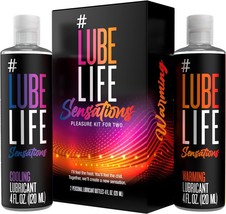 Lube Life Sensations Pleasure Kit Water Based Cooling &amp; Warming Personal - £16.32 GBP