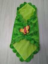 Disney Babies Green Leaves Butterfly Security Blanket Bambi Plush Replac... - $5.93