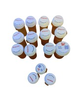 15 Empty Used RX Prescription Pill Bottles, 5 w/ Different Sizes - £5.18 GBP