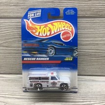 Hot Wheels 1998 Rescue Ranger Collector #1048. Bomb Squad White Utility ... - $5.93