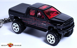 Rare Key Chain Black Dodge Ram 1500 4X4 Lifted Truck New Custom Limited Edition - £39.34 GBP