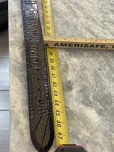 Silver Town Boots, made in the USA real genuine Hornback American Alligator belt image 2