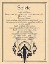 Spirit Invocation Parchment-Like Page for Book of Shadows, Altar! - $1.24