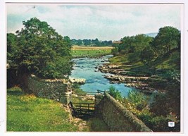 United Kingdom UK Postcard River Wharfe Grassington Wharfedale Yorkshire - £1.68 GBP